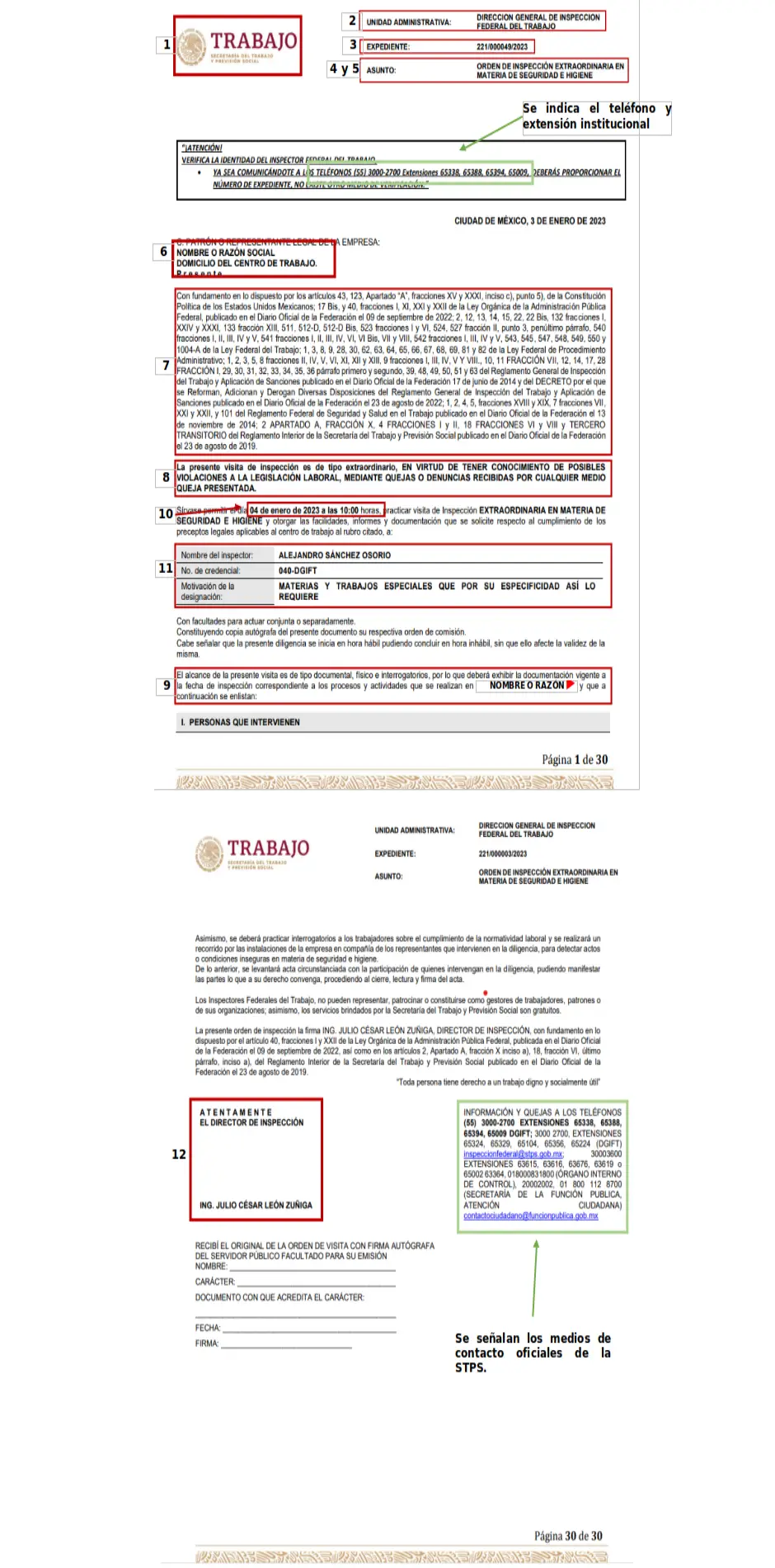LaborTrack Inspección